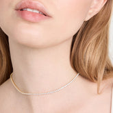 Diamond 14K 16”Necklace Lab-grown